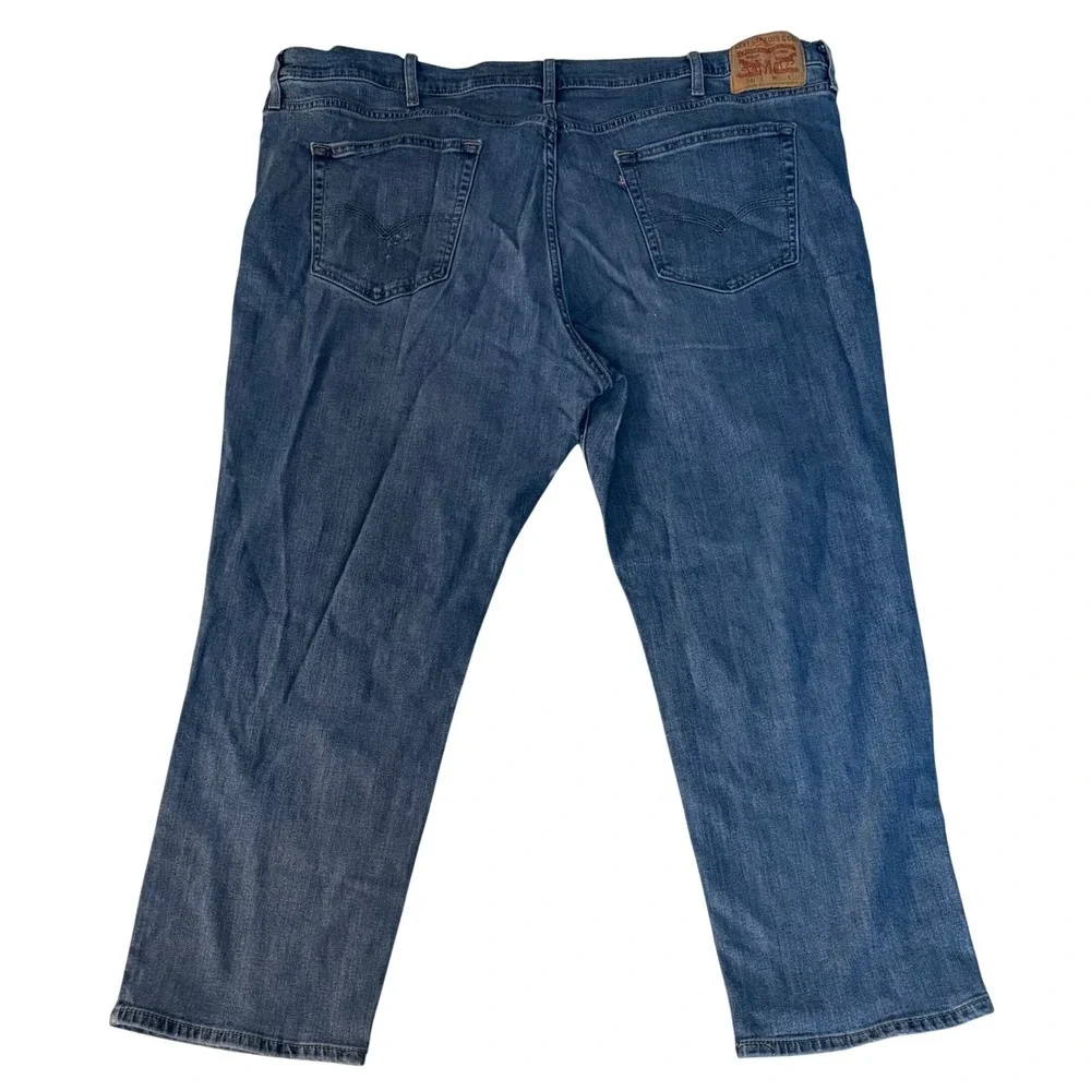 Levis 541 Athletic Taper Jeans Mens 48x30 Blue Denim All Seasons Tech WaterLess